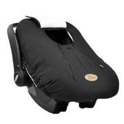 COZY COVER CozyBaby Car Seat Travel Cover with Dual Zippers and Elastic Edge, Black