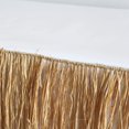 thumbnail image 2 of Grass Skirt Party Decorations Table Hawaiian Backdrop for Adults Tropical Raffia Summer Party Table Skirt Office Skirt Decorative Accessories with Simulation, 2 of 5