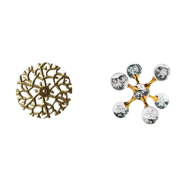 Escultura para colgar en la pared,Decoración de pared de metal para sala de estar,dormitorio y exterior.,Escultura colgante Arte de pared Disco decorativo,Figura de escritorio,Figura esférica