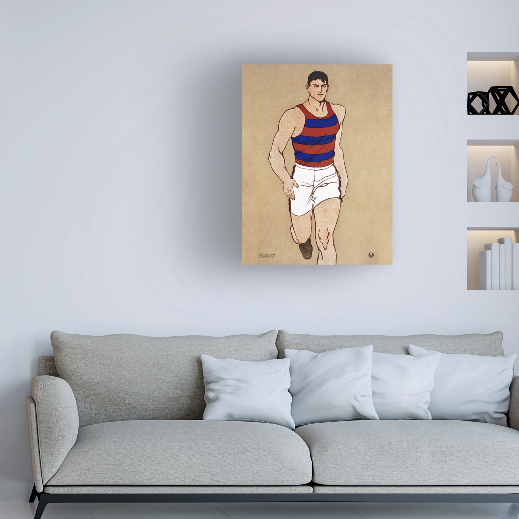 Trademark Fine Art Edward Penfield  Penfield Vintage Sports Illustrations III Canvas Wall Art