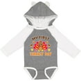 thumbnail image 3 of Inktastic My First Turkey Day with Turkey and Leaves Boys or Girls Long Sleeve Baby Bodysuit, 3 of 5