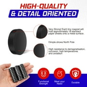 Ceramic Magnets - Round Disc Ferrite Magnets for Science Projects, House, Crafts. 0.75 Round - Pack of 5