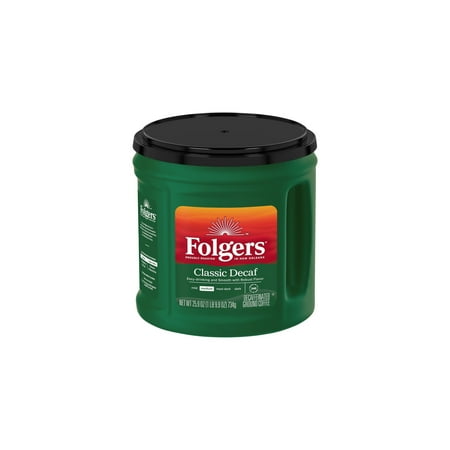Folgers Classic Medium Roast Ground Coffee Decaf 25.9 oz (Pack of 5)