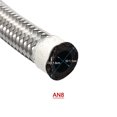 thumbnail image 4 of Línea de combustible trenzada de acero inoxidable y nailon AN8 plateado 2M 8AN Abanopi Línea de combustible trenzada de acero inoxidable, 4 of 6