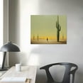 thumbnail image 3 of COMIO Desert Landscape Wall Art Abstract in Earthy Colors Sun Cactus Moon Desert Landscape Framed Wall Art Paintings,  Wall Decor for Bedroom Living Room Bathroom, 3 of 4
