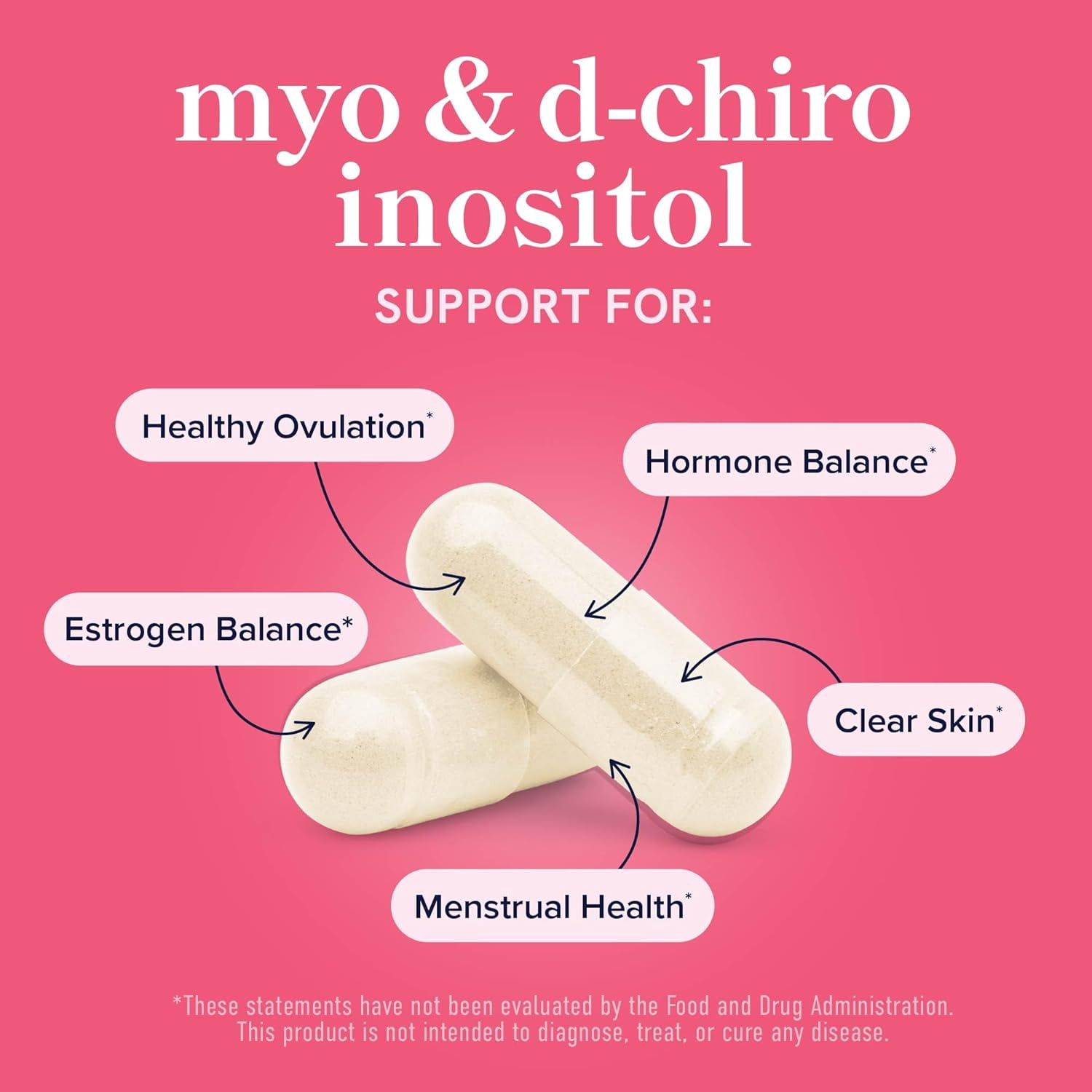 Myo-Inositol & D-Chiro Inositol Hormone Balance Supplement, 240 Ct