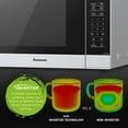 thumbnail image 3 of Panasonic 1.2 cu.ft. Countertop Microwave Ovens in Stainless Steel, 3 of 12