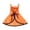 Orange, variant on Pet Vampire Cloak Cape - Adjustable Accessories Outfit Cowl for Small Cats Dogs Animals Halloween Party Cosplay(Red,S)
