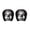 2# I, variant on 2 Pack Funny Scary Headrest Covers for Cars, Stretch Spandex Front Seat Covers, Breathable Washable Spooky Halloween Interior Accessories for Sedan SUV Truck
