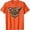 Orange, variant on Womens Gasoline Graphic T Shirt Crewneck Short Sleeve Gasoline Forever Vintage Motorcycle Letter Print Biker Casual Tee Tops