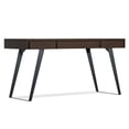 thumbnail image 6 of Allora 54" Solid Wood Modern Computer Desk in Hickory Brown, 6 of 9