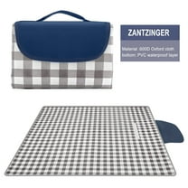 Picnic Blanket Outdoor Travel Parent Child Camping Mat 150x100cm Waterproof 3 Layer Thick Sand Free Easy Clean Foldable Soft Large Capacity for Beach Grass Park Indoor Outdoor Family Use