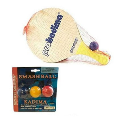 Paddle Set - Pro Kadima Paddle Set Plus Replacement Smashballs Bundle