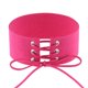 thumbnail image 1 of Simple personalidad exagerada punk sexy diversión bondage collar atado cuello cadena correa para el cuello clavícula collar rosa rojo（2 piezas） LingWen 9024715022790, 1 of 1