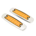 thumbnail image 4 of 10 luces LED de posición lateral de 12 LED, luces traseras de freno de alto brillo, luces de advertencia de 12 a 24 V para remolque de camión, carcasa amarilla, luz amarilla, 4 of 15