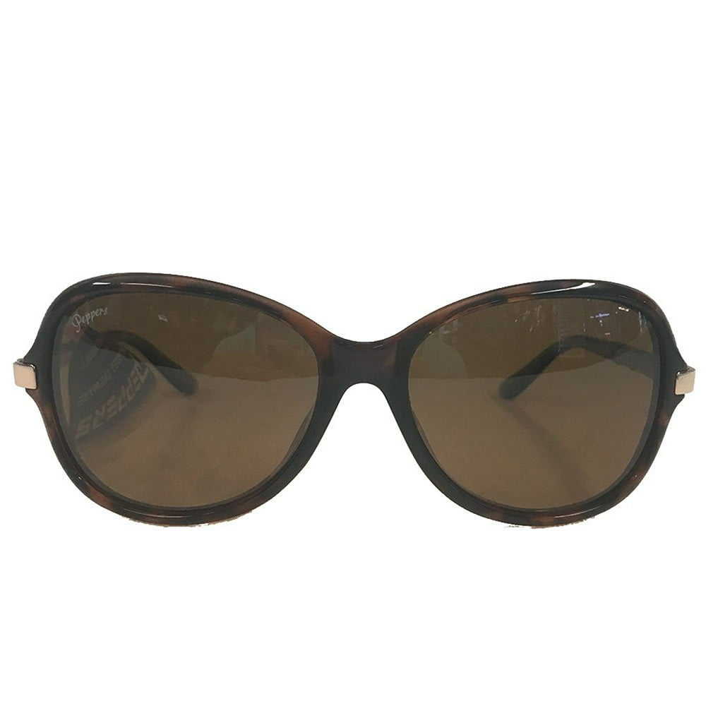 Peppers New Peppers Kara Polarized Sunglasses in Matte Tortoise for