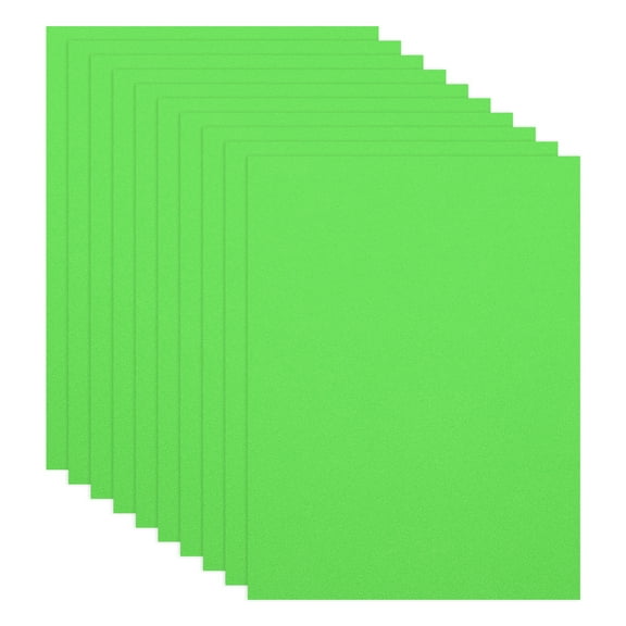 Uxcell 10Pcs Light Green EVA Foam Sheets, 15.7 x 11.8 Inches 1mm Thick Foam Sheets for Crafts