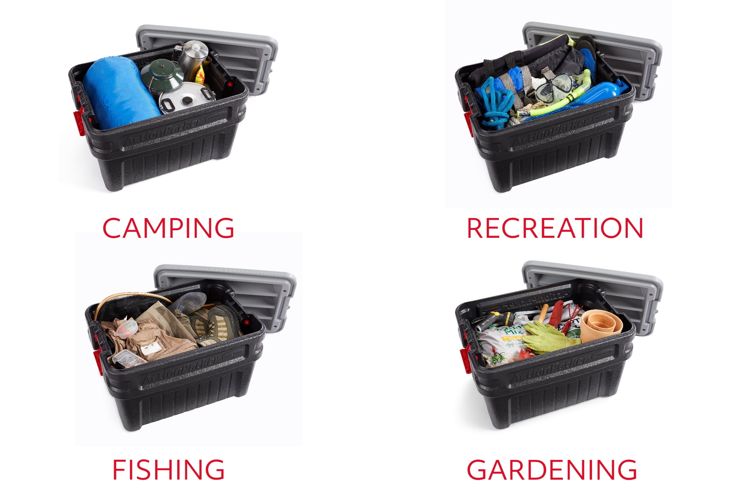 RUBBERMAID 1191 - ActionPacker® Storage Container Type Tool Box
