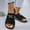 Black, variant on Hoshose Platform Sandals Women with Soft Cushioned Footbed Open Toe Slip On Slippers for Summer