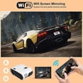 thumbnail image 5 of Projector With Wifi And Bluetooth 4k 1080p Projector 8000lumen Big Screen And Max 300'' Display Outdoor Projector Black Us Plug-scntcn, 5 of 5
