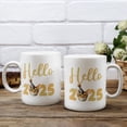 thumbnail image 3 of Hello 2025 Abyssinian Celebrates Happy New Year Firework Balloon Mug Cat Lover Kitten Owner Gifts Coffee Tea Cup - 02024, 3 of 4