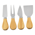 thumbnail image 1 of EIGTHTAIL 4 Pieces Set Cheese Knives with Acacia Wood Handle, 1 of 5