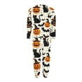 thumbnail image 5 of XUNKUSGA Plus Size Halloween Women's Pajama Sets Casual Long Sleeve Top and Bottoms Pjs 2 Piece Sets for Women Soft Cozy Fall Winter Pajamas for Women Set #10 XL, 5 of 7