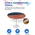 thumbnail image 2 of Independence Day Retro USA Flag Fitted Round Tablecloths Elastic Edged Table Covers 55"-60",Patriotic Star and Stripe Waterproof Dining Room Table Cloth for Kitchen Holiday Party Tables Decor, 2 of 6
