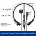 thumbnail image 4 of Auriculares con Micrófono de Garganta y Vibración de Garganta para Intercomunicador para -UV5R 888S 82 con Conducto de Aire Controlado por Garganta, 4 of 5