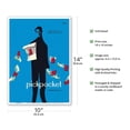 thumbnail image 2 of Pickpocket - Directed by Robert Bresson - Vintage French Film Movie Poster by Christian Broutin c.1959 - Master Art Print 10in x 14in, 2 of 4