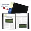 C-Line Products 33240BNDL4EA 24-Pocket Bound Sheet Protector Presentation Book  Black - Set of 4 Books