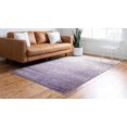 thumbnail image 3 of Unique Loom Del Mar Collection Tapis de Transition Contemporain, 7' x 10', Violet/ivoire, 3 of 5