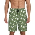 thumbnail image 1 of Balery Cute goose Pantalones cortos de pijama de punto de algodón para hombre con cinturilla y bolsillos-Medium, 1 of 6