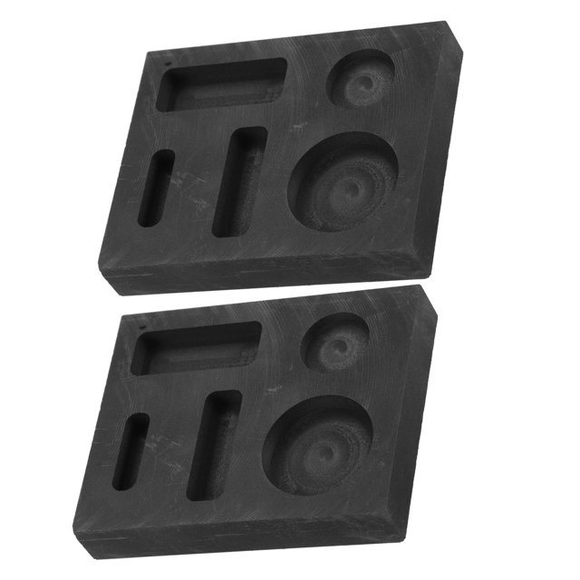 unbranded 2Ud Para Fundición De Metal En Grafito Negro Con Excelente Durabilidad Y Detalle Impecable