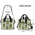 thumbnail image 4 of joogoo Pineapple Insulated Lunch Bags Reusable Cooler Box with Shoulder Strap, 4 of 6