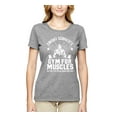 thumbnail image 2 of Dwight Schrute's Gym for Muscles Pop Culture Womens Graphic T-Shirt, Heather Grey, Large, 2 of 3