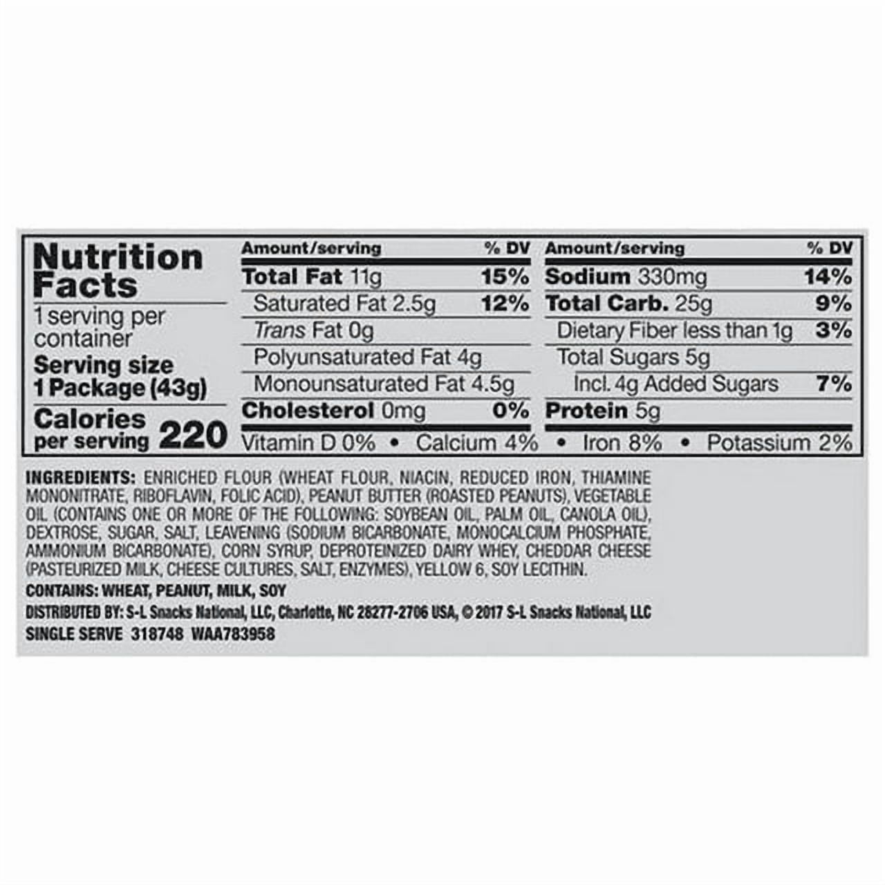 Lance ToastChee Peanut Butter Crackers (1.52 oz., 40 ct.)