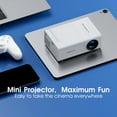 thumbnail image 5 of Mini Portable Projector, 1280X720P Home Theater Movie Projector, Mobile Screen Projection, Ideal for Offices, Outdoor Camping & Indoor Entertainment, 5 of 11