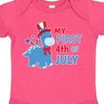 thumbnail image 4 of Inktastic My First 4th of July with Dinosaur Boys or Girls Baby Bodysuit, 4 of 5