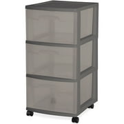 Sterilite 3-Drawer Medium Cart, Set of 2