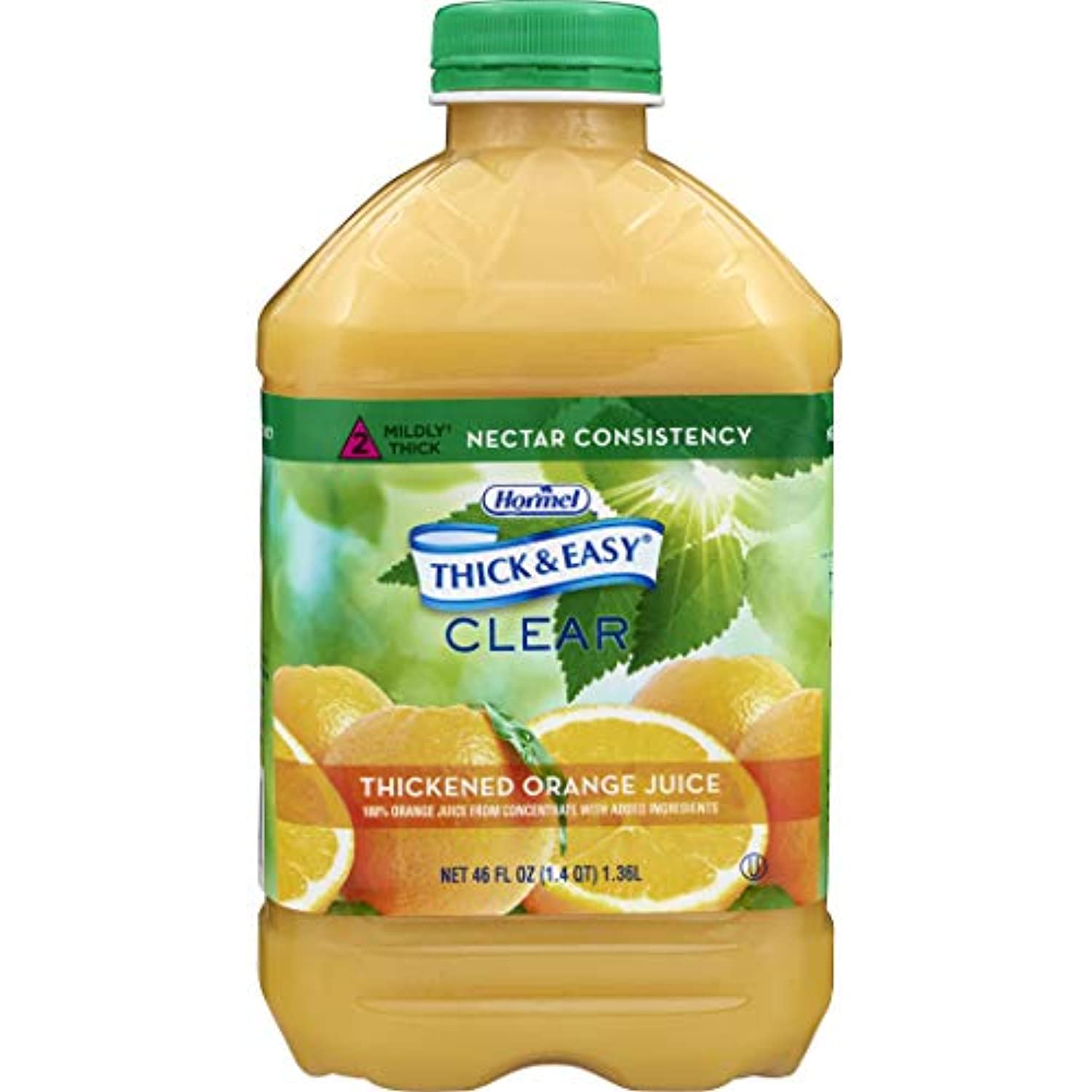 Thick & Easy Thickened Beverage 46 Oz. Bottle Orange Juice Flavor Ready