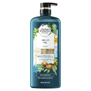 Herbal Essences Argan Oil Paraben Free Shampoo Hair Repair, for All Hair Types, 20.2 fl oz