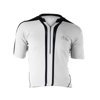 M-Wave Men's Bicycle Jersey, White/Black, Medium