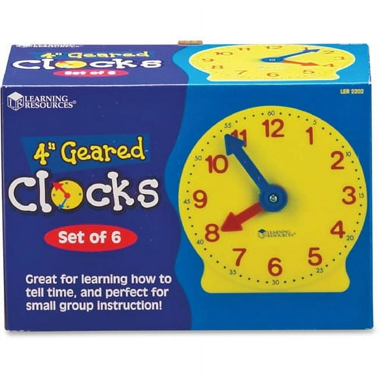 Learning Resources Pre K-4 Learning Clocks Set - Theme/Subject: Learning - Skill Learning: Time - 3-9 Year - Multi Learning Resources Pre K-4 Learning Clocks Set - Theme/Subject: Learning - Skill Learning: Time - 3-9 Year - Multi