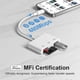 thumbnail image 3 of [Apple MFi Certified] SD Card Reader for iPhone 15,USB C SD Card Reader,3 in 1 Memory Card Reader for SD Card/Micro SD/SDHC/SDXC/Digital Camera Adapte, 3 of 5
