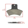 thumbnail image 3 of Brake Pads for Polaris Scrambler 400 2X4 4X4 1998 99 00 01 02 Front Rear Brakes, 3 of 5