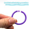 thumbnail image 3 of 50pcs Colorful Circle Ring Scrapbook Binding Buckle Hoop Binder Rings For Loose Leaf, 15/20/28/40mm, 3 of 5