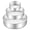 Stainless Steel, variant on Walchoice Round Cake Pan set of 3, Non-stick Baking Pans for Home, Metal Cake Tin with Stainless Steel Core, Includes 4/6/8 in Pans