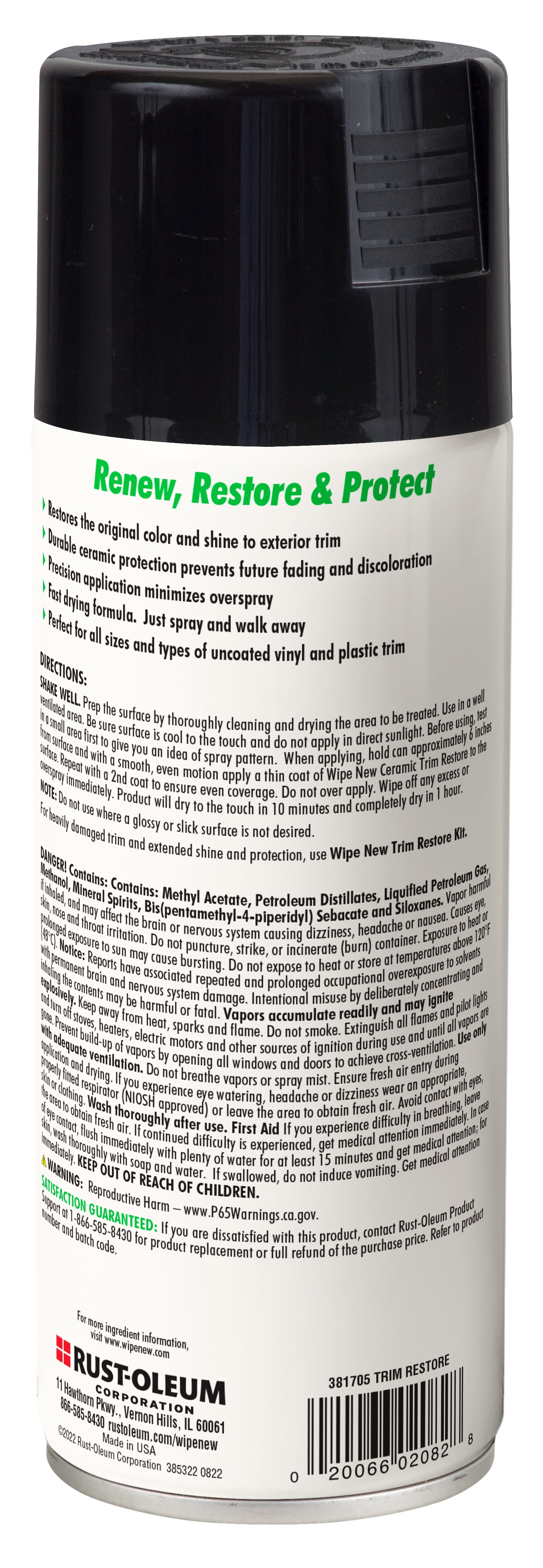 Rust-Oleum Wipe New Ceramic Trim Restore-381705S, 10 oz