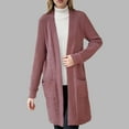 thumbnail image 2 of adviicd Cardigan Sweaters for Women Oversized Long Cardigan Open Front Sweaters Outwear with Pockets , 5XL, 2 of 9